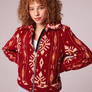 B.O.G. Collective Melrose Jacket in Garnet Gold - NWT